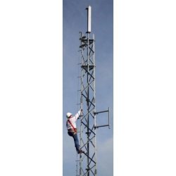 Trylon - 5.94.0400.120 - Knocked-down 120' S400 Supertitan Self-supporting Tower Sections 4-15 C w Base Feet And Tie-rods