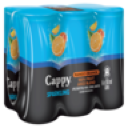 Sparkling 100% Mango Orange Juice Blend Cans 6 X 330ML