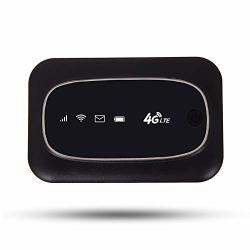 4G LTE CAT4 150M Unlocked Mobile Mifis Portable Hotspot Wireless Wifi Router With Sim Card Slot Black