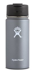Hydro Flask 20 Oz Vacuum Insulated Stainless Steel Water Bottle Wide Mouth W hydro Flip Cap Graphite