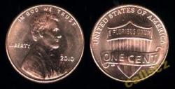 Usa Coin 1 Cent 2012 KM468 Shield Unc Bu M-0967