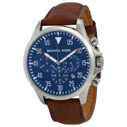 Michael Kors Gage Chronograph Leather Men's Watch Mk8362