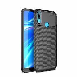 Pulen For Huawei Y7 2019 Case Flexible Protective Cover Anti-slip Scratch Proof Shock-absorption Ultra Light Shell Soft Gel Silicone Case For Huawei Y7 2019 Black