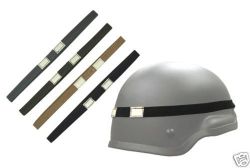 Kevlar Or Mich Helmet Band With Two Luminous Tabs Cat Eyes - Acu