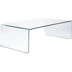 Ruby 12MM Tempered Glass Coffee Table - 130X70CM