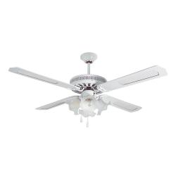 Radiant Lighting 52 4 Blade Ceiling Fan With Lights White