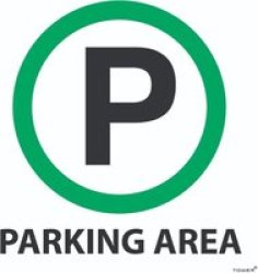 Abs Sign - Parking Area 190 X 190MM