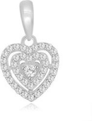 S925 Sterling Silver Heart Pendant