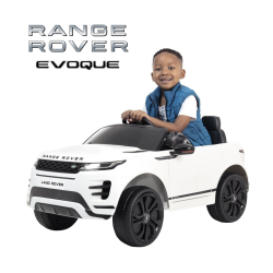 Kids Electric Ride On Car Range Rover Evoque Coup White