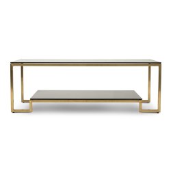 @home Sola Coffee Table Brass And Black