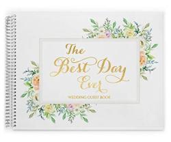 Wedding Guest Book By Purpletrail Wedding Reception Guest Book Foil Wedding Guest Book Best Day Ever