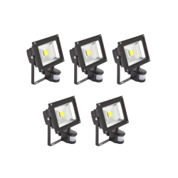 Pack Of 5 50 Watt LED Floodlight With Pir Sensor Motion Activated. R525 Each