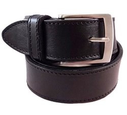 Gp&max Italian Leather Belt -toro Collection - 40 Mm - Mod. 4257 - Black 40-44