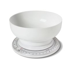 Salter Mechnical Multiweigh Scale With Mixing Bowl White