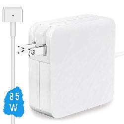 Czznn For Macbook Air pro Charger Replacement 85W Magsafe 2 Magnetic T-tip Power Adapter Charger For Apple Macbook Air pro 13 Inch 15 Inch 17 Inch 85W Ms 2 T-tip