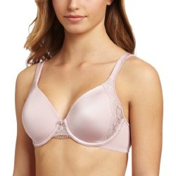 Bali Women's One Smooth U Bra With Lace Side Support Warm Steele Combo 34B