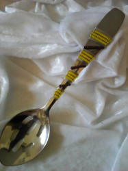 Serving Spoons By Unikely V - Warm African Strainer