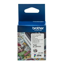 Brother CZ-1004 Continuous Length 25 Mm Wide X 16.4 Ft. 5 M Long Label Roll Collection Midrand Branch