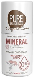 PURE BEGINNINGS Rose Geranium Mineral Deodorant