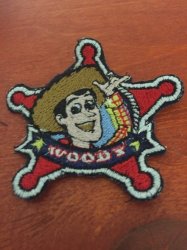 Toy Story Woody Badge Patch