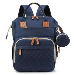 Multi-functional Nappy Bag - Navy Blue