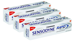 Rapid Relief Whitening Toothpaste 75ML - 3 Pack