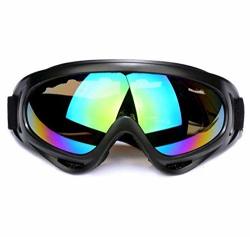 Newcomdigi Mens Ski Snow Goggles Snowboard Anti Wind Fog Dust Uv Helmet Sunglasses Glasses