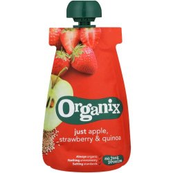 Organix Just Apple Strawberry & Quinoa 100G