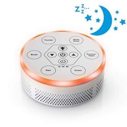 Dream Zone Sound Machine Relaxing Sleep Therapy For Baby Home Office & Study 6 Unique Music Settings Timer USB Charging Ports & Flickering Night