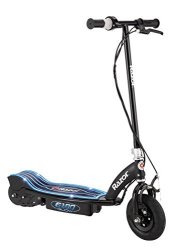 Razor E100 Glow Electric Scooter For Kids Age 8 And Up LED Light-up Deck 8 Air-filled Front Tire Up To 40 Min Continuous Ride Time