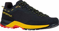 La Sportiva Men's Tx Guide Rock Climbing Shoes Black yellow 45.5