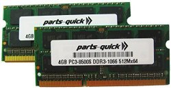 8GB Kit 2X 4GB Memory For Dfi Lanparty Dk Bi 785G-M35 DDR3-8500 Non Ecc Dimm RAM Parts-quick Brand