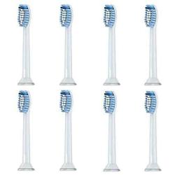 8 Pack Sonipower Sensitive Standard Size Replacement Toothbrush Head For Philips Sonicare Click On Brush Heads HX3023 66 HX6053 60 HX6053 62 HX6053 64 HX6053 66