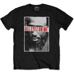 Tupac All Eyez On Me Men's Black T-Shirt Small