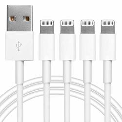 4PACK Original Apple Mfi Certified Charger Lightning To USB Cable Compatible Iphone 11 PRO 11 XS MAX XR 8 7 6S 6 PLUS Ipad Pro air mini Ipod Touch