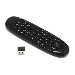 Yunda C120 2.4GHZ 6-AXIS MINI Rechargeable Wireless Fly Mouse Remote Control Keyboard With USB Receiver To Work For PC Htpc Iptv Smart Tv And