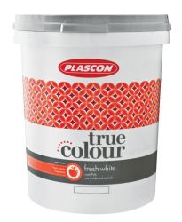 Plascon True Colour Wall Paint Fresh White 20L