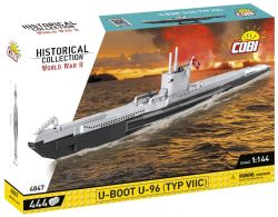 Wwii U-boot U-96 Submarine Construction Model