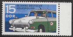 Germany Ddr Mnh 1970 Police Services - Car
