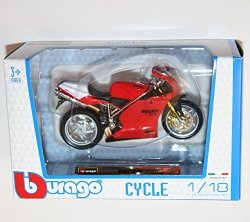 Bburago Burago - Ducati 998R - Motorcycle Die Cast Model Scale 1:18