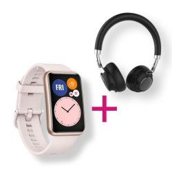 Huawei Watch Fit Sakura Pink + Huawei Bluetooth Headset