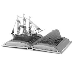 Fascinations Metal Earth Moby Dick Book Sculpture 3D Metal Model Kit