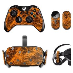 Mightyskins Protective Vinyl Skin Decal For Oculus Rift CV1 Wrap Cover Sticker Skins Burning Up