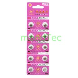 10 X Ag3 392a Alkaline 1.55v Lr41 Button Cell Coin Batteries In Stock