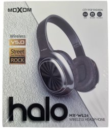 Headphones Wirelessmoxom Black MX-WL26 Halo