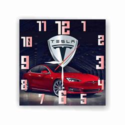 Art Time Production Tesla 11" Handmade Wall Clock - Get Unique D Cor For Home Or Office - Best Gift Ideas For Kids Friends Parents