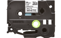 Brother TZE-M261 Matt Laminated Labelling Tape Cassette 36 Black On White 8M
