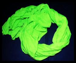 Neon Scarf Green