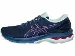 asics gel kayano 27 mako blue hot pink