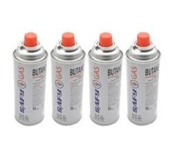 Pack Of 4 - Safy Gas - Butane Canisters 227G